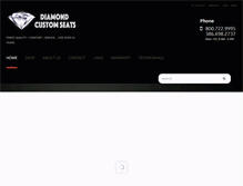 Tablet Screenshot of diamondseats.com